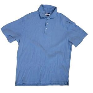 Johnnie-0 Mens Polo Size XL  Surfside Blue